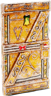 Gingerbread Wooden Door
