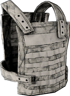 Winter Camo Metal Chestplate