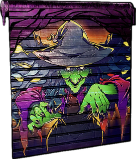 Witches Den Garage Door