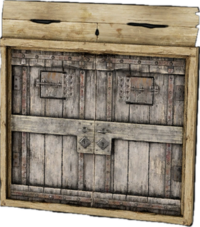 Prisoner Wooden Double Door