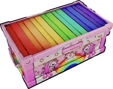 Unicorn Large Wood Box
