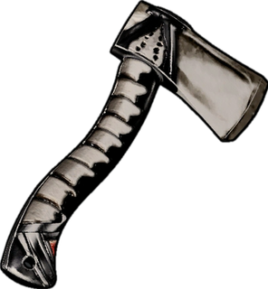 Gothic Skeleton Hatchet