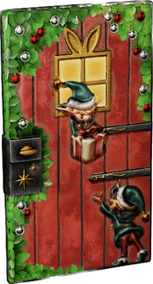 Festive Sheet Metal Door