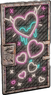 Electric Love Sheet Metal Door