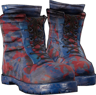 Crimson Colbalt Camo Boots