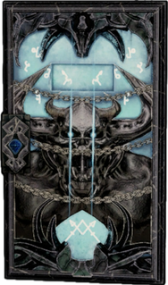 Fallen Armoured Door