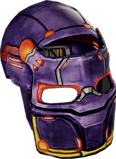 Cyber Metal Facemask