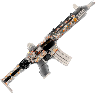 Orange Camo - LR-300 Assault Rifle