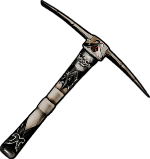 Gothic Skeleton Pickaxe