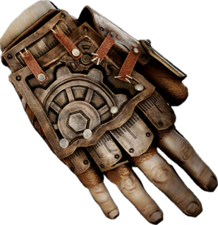 Steampunk Roadsign Gloves