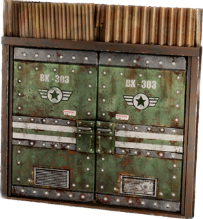 Army Surplus Sheet Metal Double Door