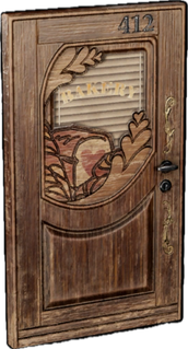 Love Loaf Wooden Door