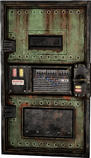 Army Surplus Armoured Door