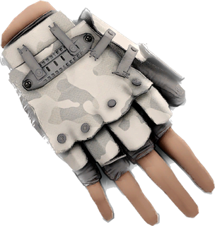 Winter Camo Roadsign Gloves