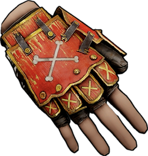 Yule Cracker Roadsign Gloves