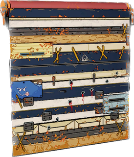 Pixel Garage Door