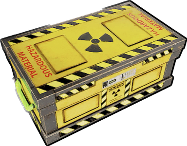 Radioactive Large Wood Box