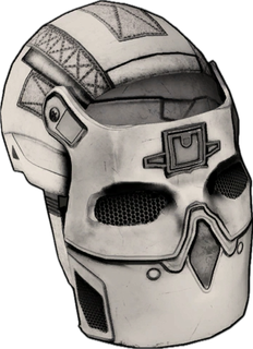 White Out Metal Facemask