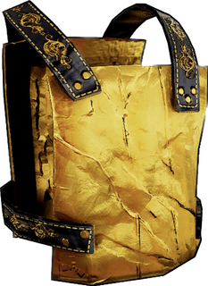 Golden Metal Chestplate