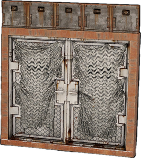 Winter Camo Armoured Double Door