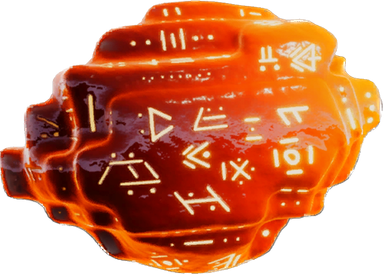 Glowing Orange Rock