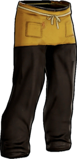 Fast-Food Burlap Pants
