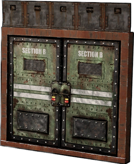 Army Surplus Armoured Double Door