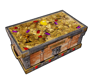 Dragon Hoard Large Wood Box