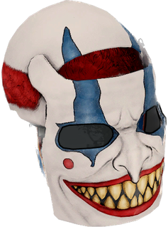 Killer Clown Metal Facemask
