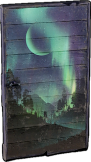 Northern Majesty Wooden Door