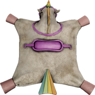 Rainbow Unicorn Rug Bear Skin