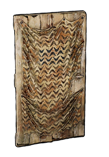 Desert Camo Wooden Door
