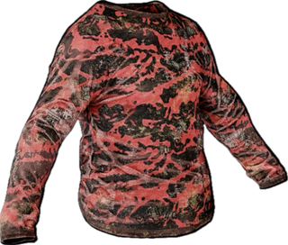 Red Tigerstripe Long Sleeve T-Shirt