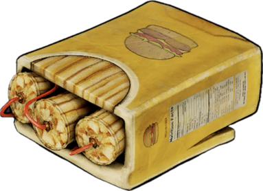 Fast-Food Satchel Charge
