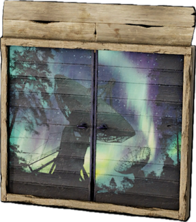 Northern Majesty Wooden Double Door