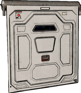 Retro Sci-fi Garage Door