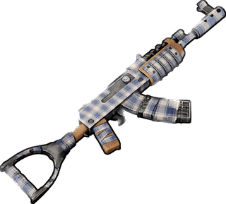Blue Plaid - Assault Rifle