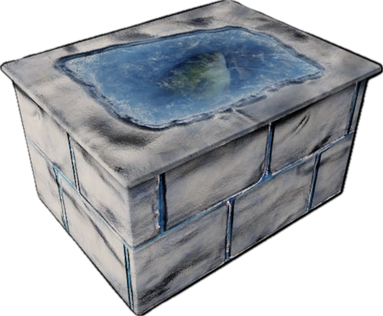 Icy Wood Storage Box
