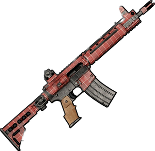Red Plaid - LR-300 Assault Rifle