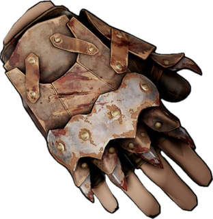 Werewolf Roadsign Gloves