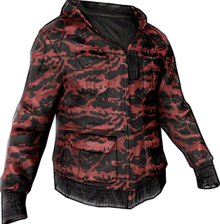 Red Tigerstripe Hoodie
