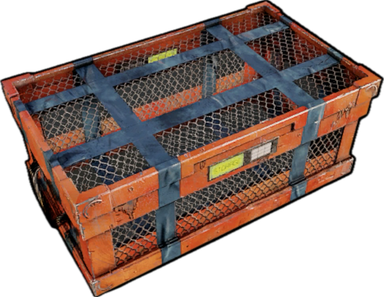 Locked Down Large Wood Box