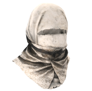 Shiro Shinobi Burlap Headwrap