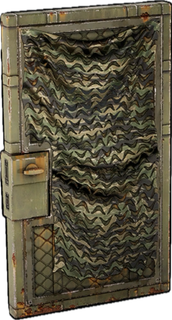 Tigerstripe Sheet Metal Door