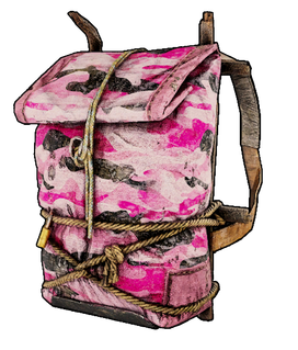 Pink Camo Small Backpack