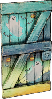 Spookie Wooden Door