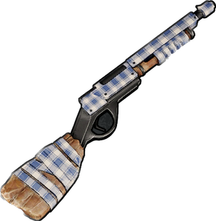 Blue Plaid - Pump Shotgun