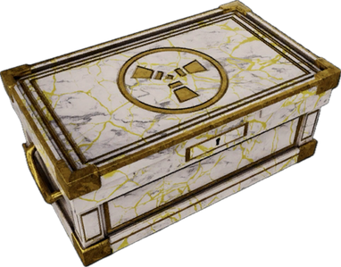 Gold Marble Large Wood Box