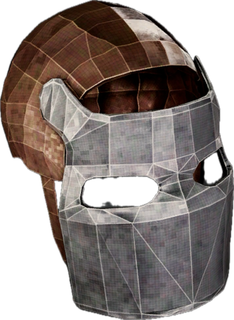 Low Poly Metal Facemask