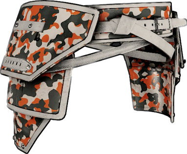 Orange Camo Roadsign Kilt